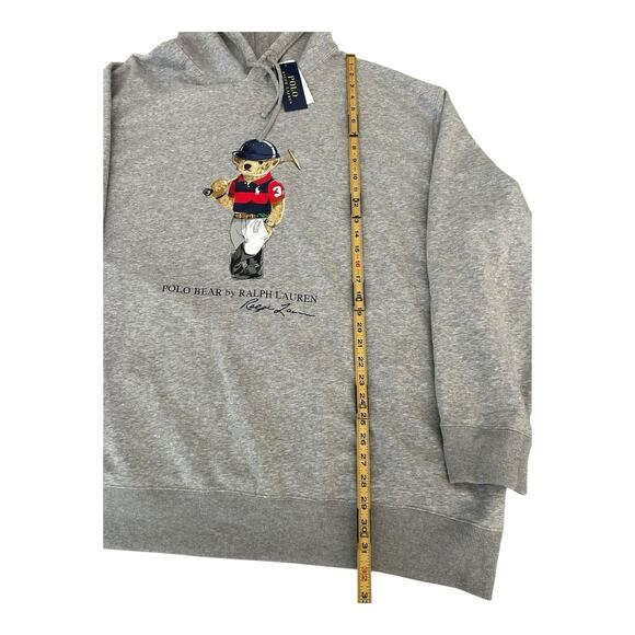 Polo Ralph Lauren Polo Bear Polo Player Hooded Sweater Size 4XB/4TG - Picture 4 of 10